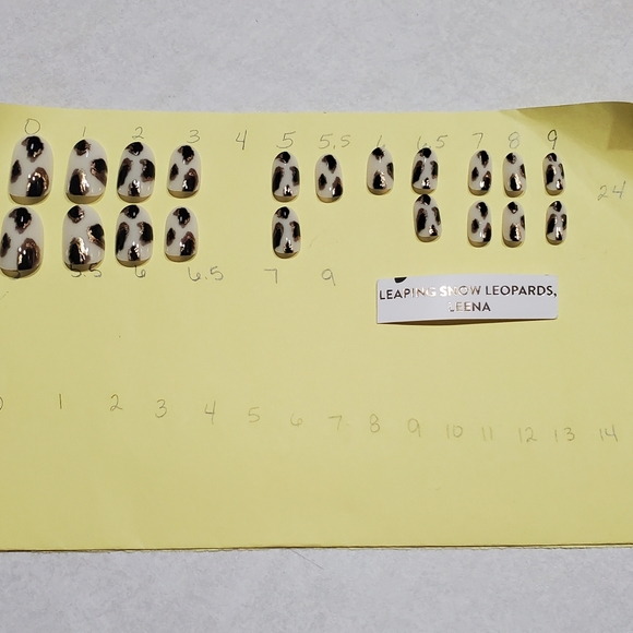 Lot of Red Aspen Nail Dashes - Sparkle, shiny, pretty, Leopard! - Picture 5 of 11